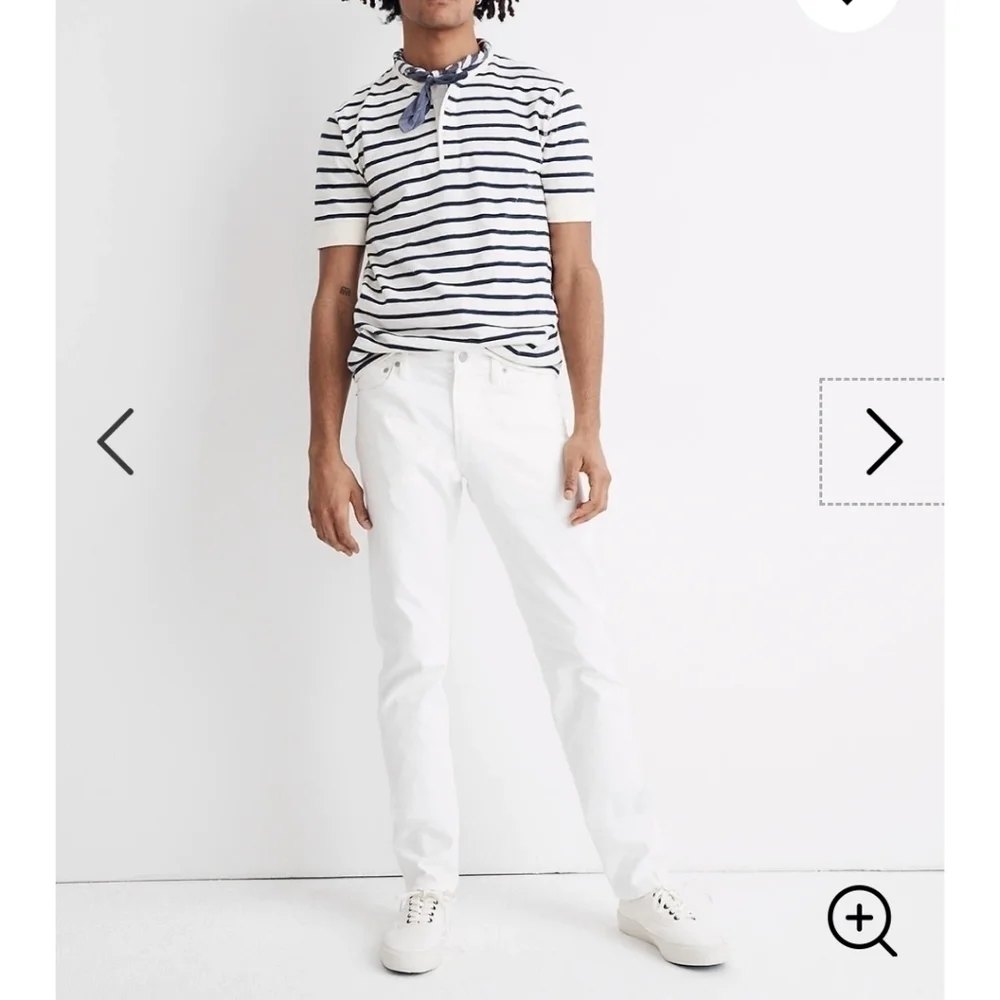 Madewell Slim Everyday Flex JeansTile White L4241